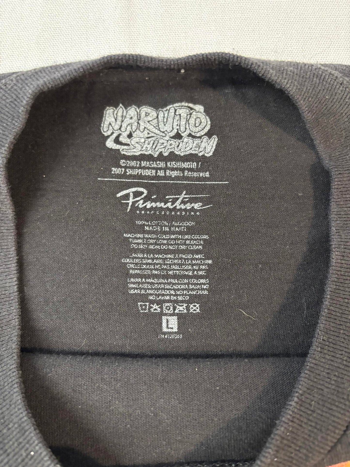 Naruto Shippuden Primitive Skateboarding Collab T-shirt