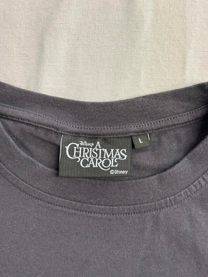 Disney's A Christmas Carol Promo T-shirt Jim Carrey Cartoon