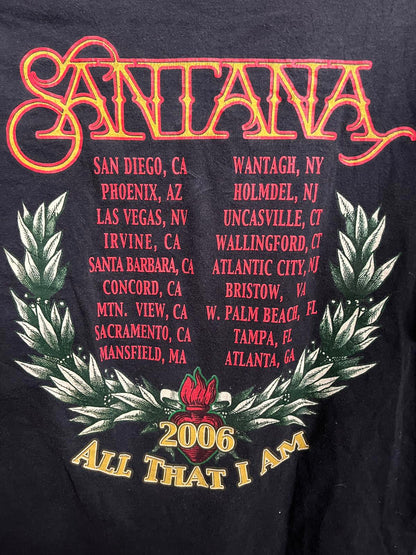 Santana Tour Tee All That I Am 2006 Santana T-shirt - XL