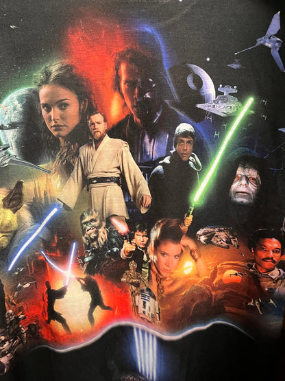 Star Wars Movies All Over Print T-shirt -XL