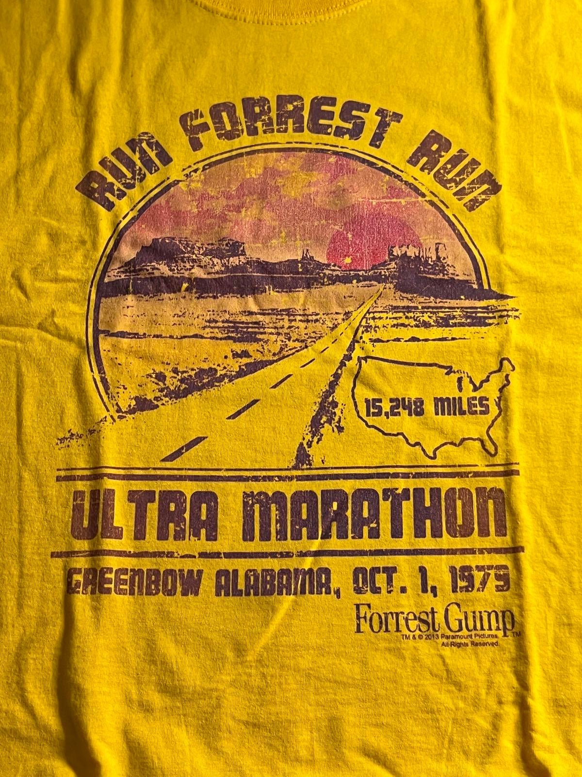 Forrest Gump Movie Merch - Ultra Marathon T-Shirt Run Forest