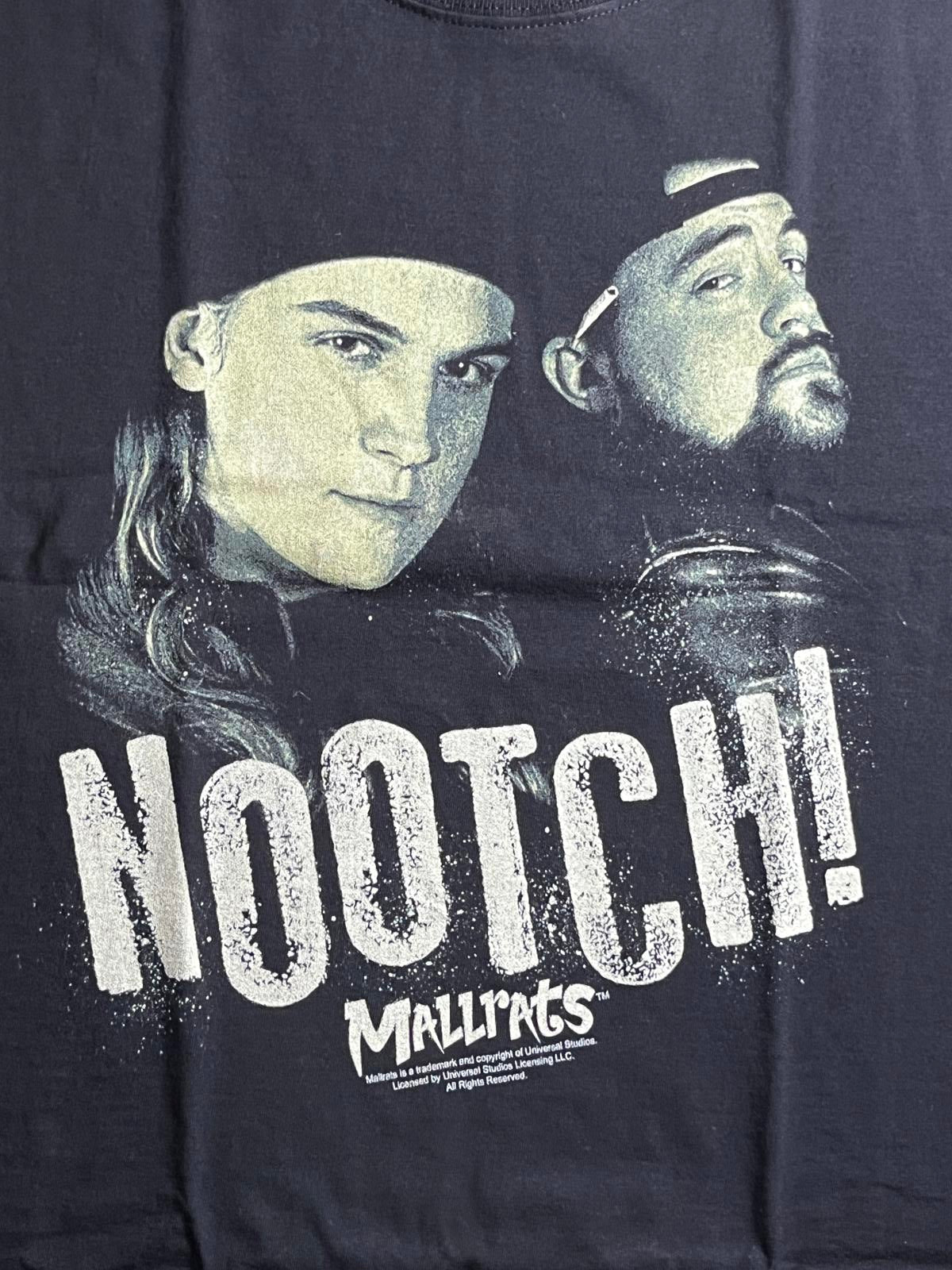 Mallrats Movie Promo Shirt - Jay & Silent Bob - Nootch! M