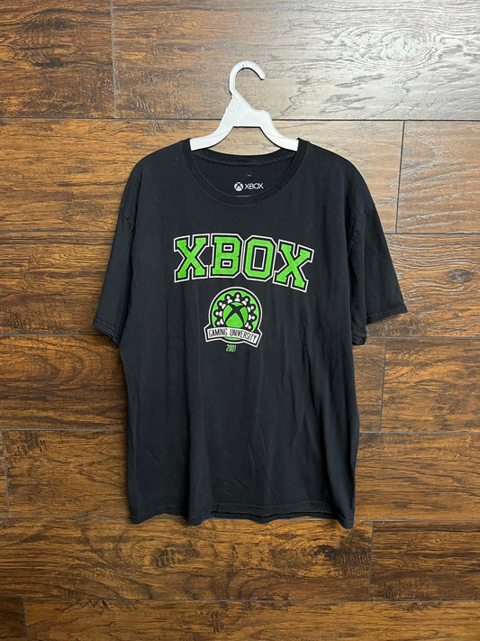 Xbox Gaming University 2001 T-shirt - Xbox ConsoleTee -L