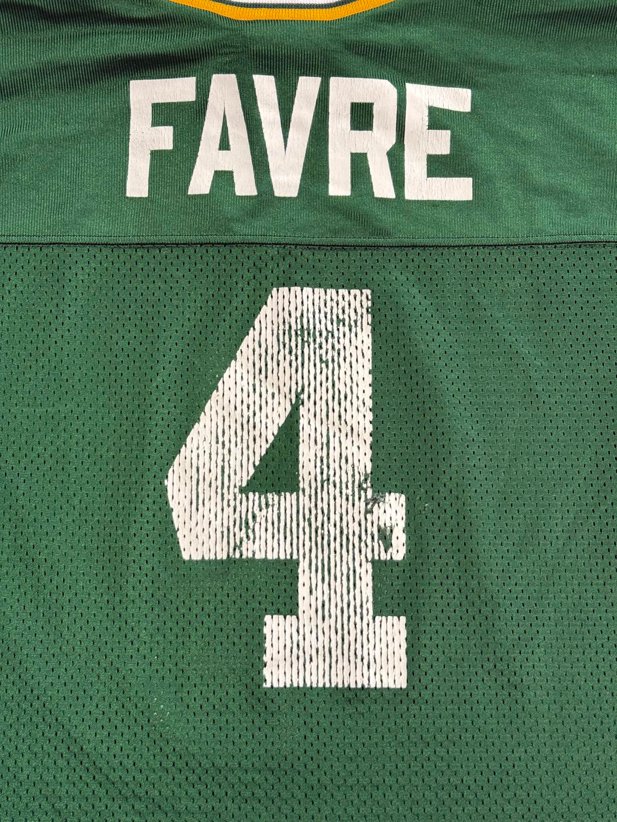 VTG Brett Favre Green Bay Jersey #4 Logo Athletic - M