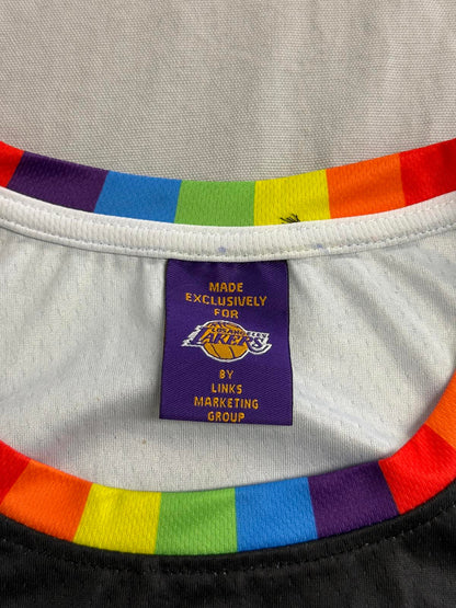 Gay Pride Los Angeles NBA Lakers Basketball Jersey #1 - XL