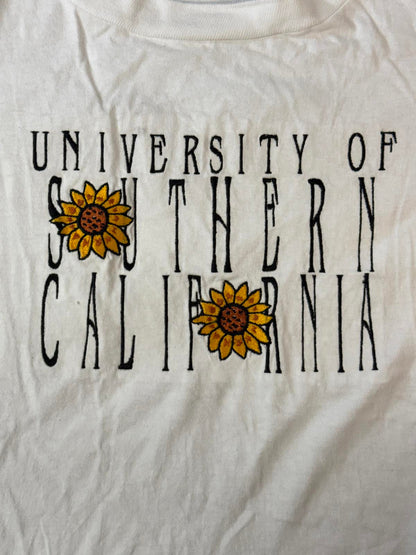 VTG USC T-shirt University of Southern California Sunflowers