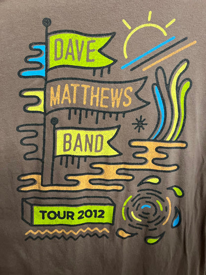 Dave Matthews Band Tour T-shirt 2012 - 2 Sided Tee - M