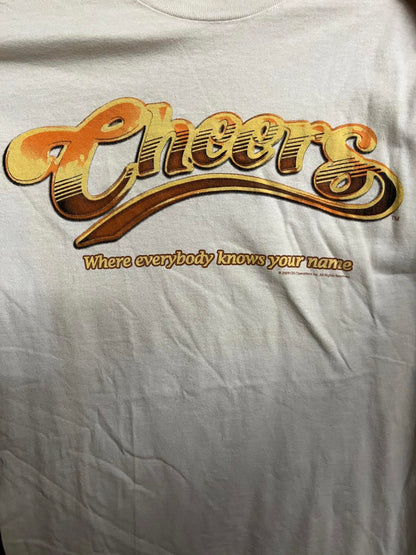 Cheers TV Show Everybody Knows Your Name Bar Tee M