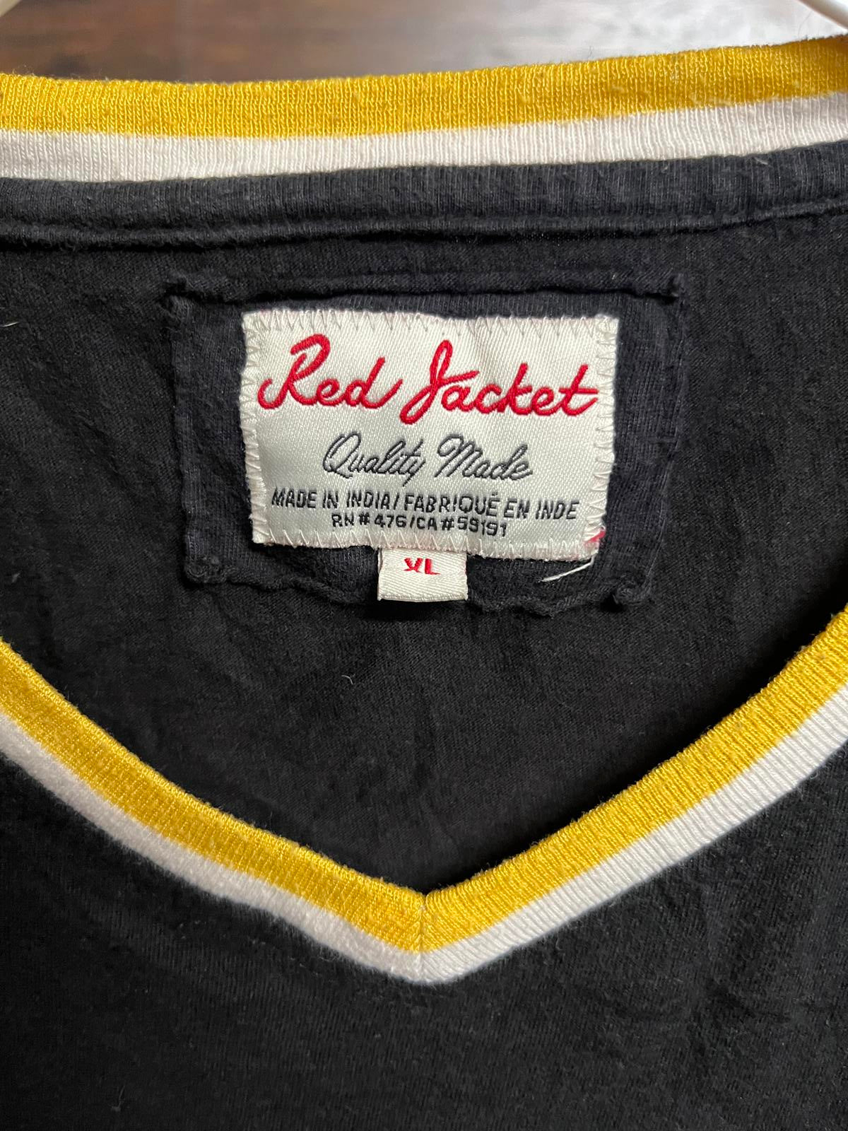 VTG NHL Bruins Hockey Ringer Tee - Boston Bruins T-shirt XL