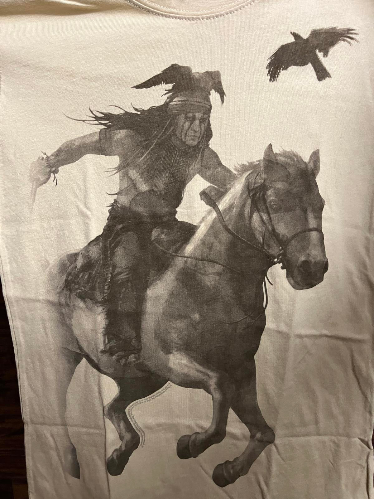 The Lone Ranger Movie Promo Johnny Depp Junior Tee Womens