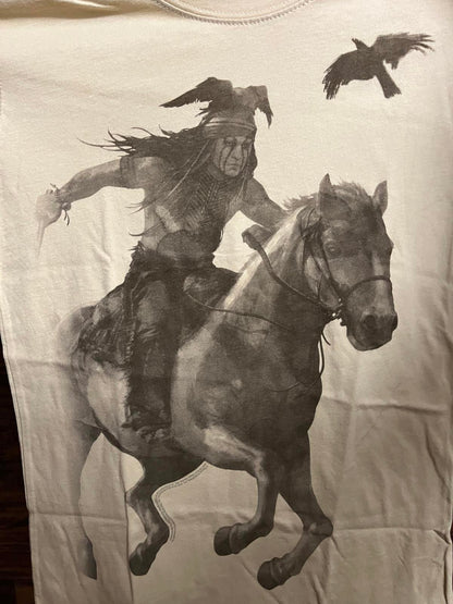 The Lone Ranger Movie Promo Johnny Depp Junior Tee Womens