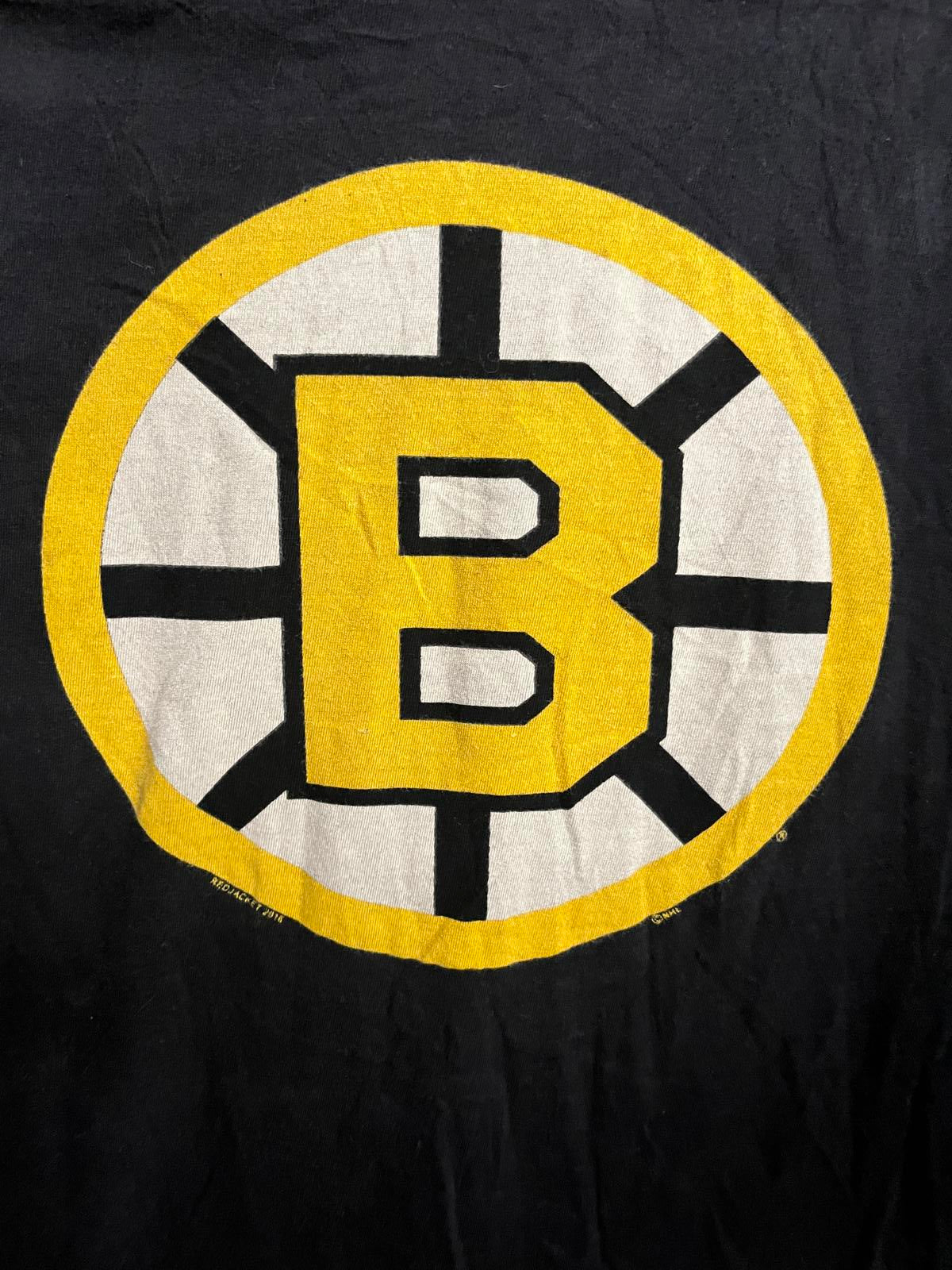 VTG NHL Bruins Hockey Ringer Tee - Boston Bruins T-shirt XL