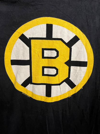 VTG NHL Bruins Hockey Ringer Tee - Boston Bruins T-shirt XL