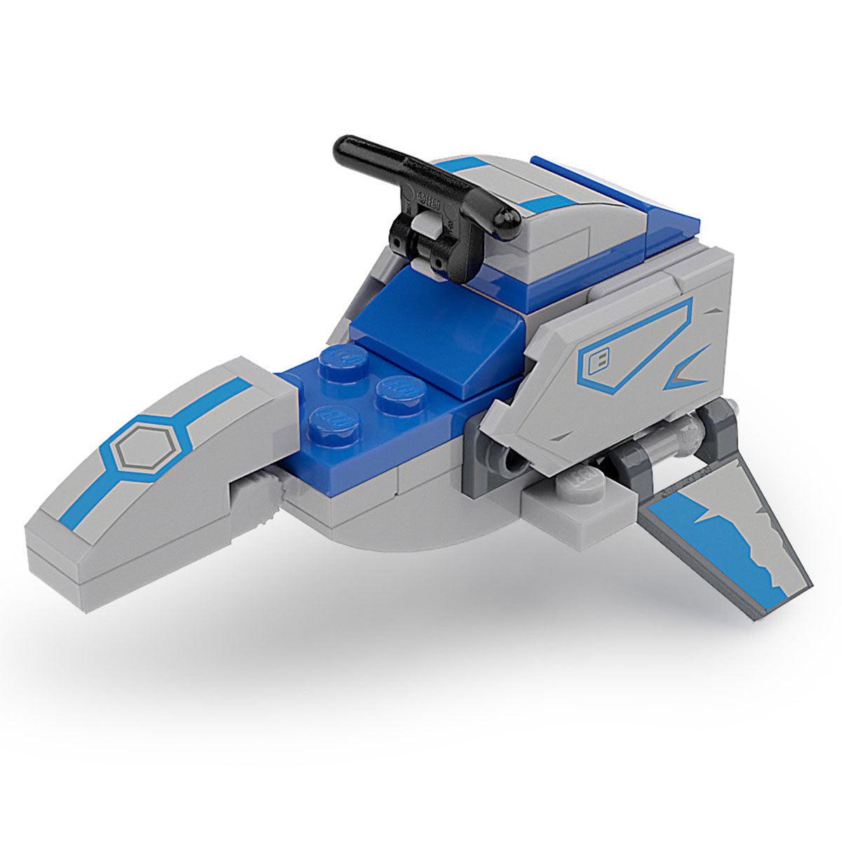 Balutar-class Swoop Speeder Bike Custom Building Set made using LEGO parts