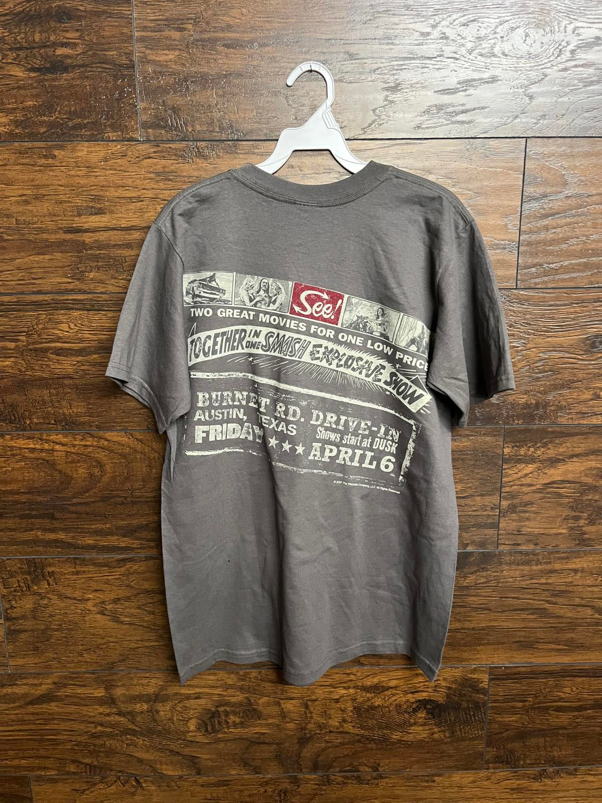 Grindhouse Movie T-shirt Rodriguez Tarantino 2007 Tee -M