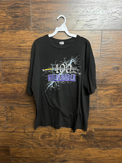 VTG Highlander Series T-shirt  TV Show 100th Episode XXL