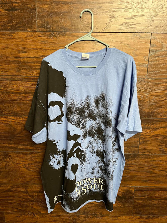 Jimi Hendrix Big Face Tee Power of Soul 2011 Tribute T-shirt