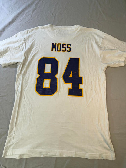 Vikings Randy Moss 84 T-shirt Jersey Mitchell Ness Throwback
