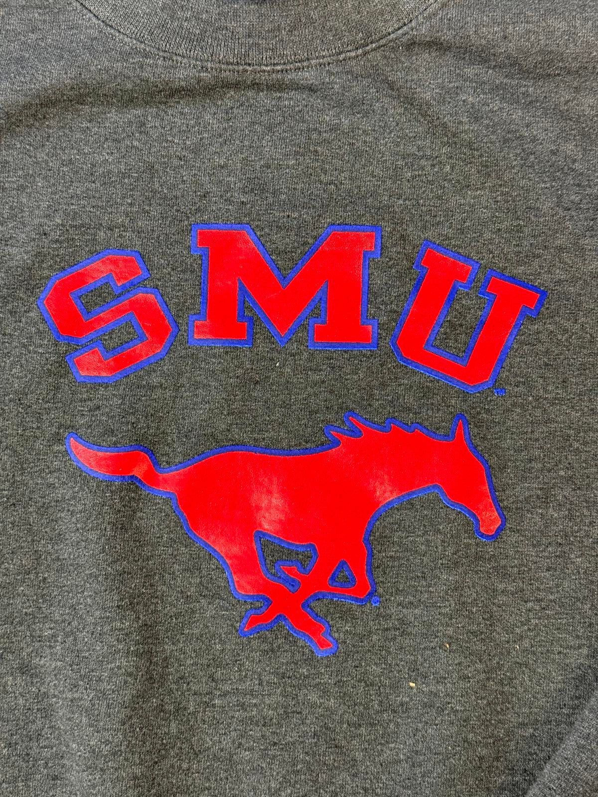 VTG SMU Mustangs Crew Neck Southern Methodist University
