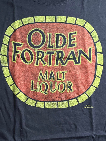 Futurama TV Shirt - Old Fortran / Olde English 40oz Parody