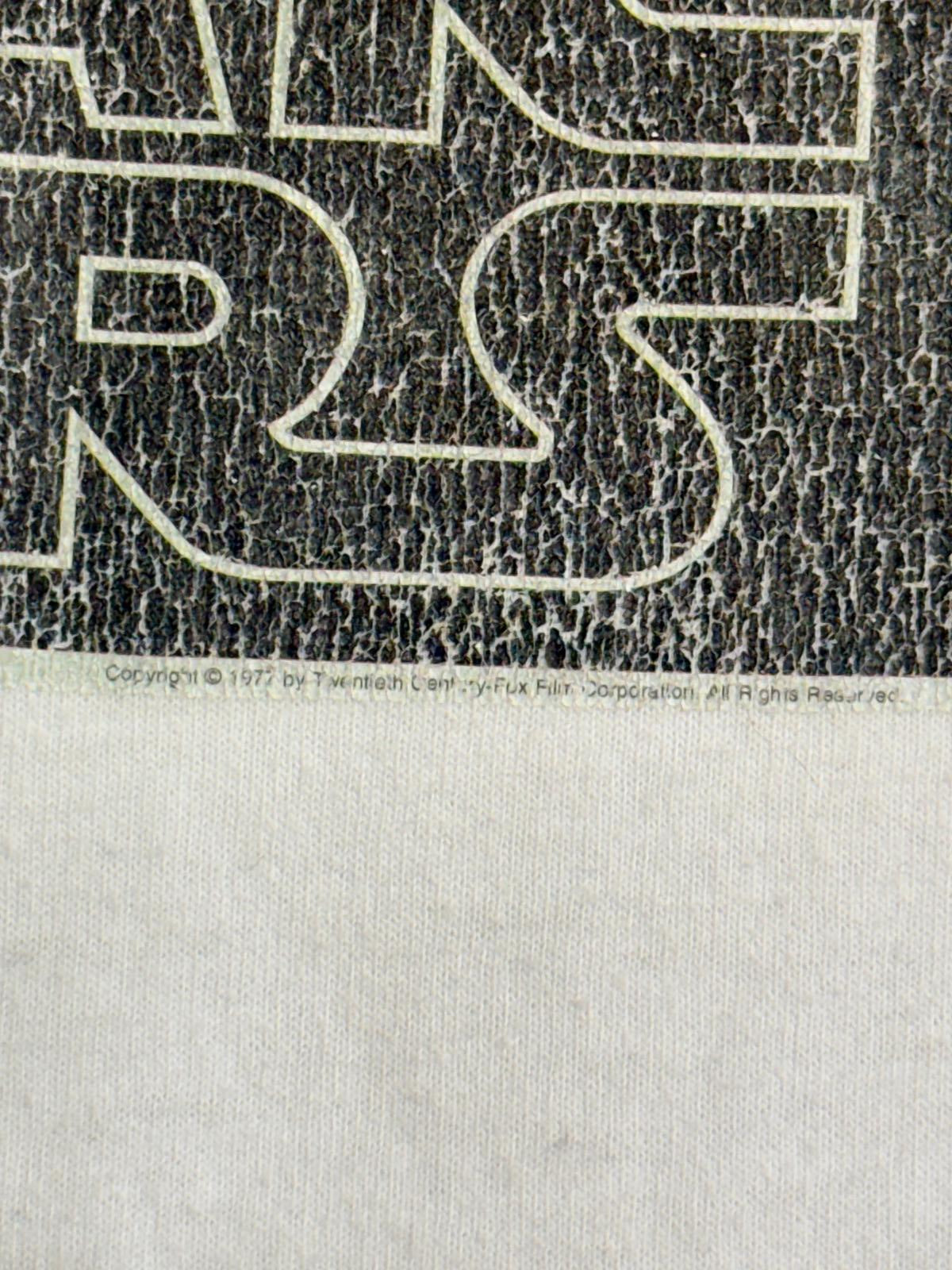 VTG Star Wars Movie T-shirt Poster Changes Tag Ringer L