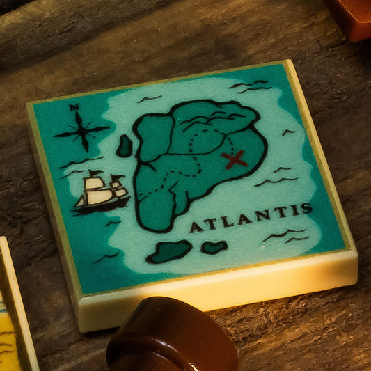 City of Atlantis Treasure Map (2x2 Tile)