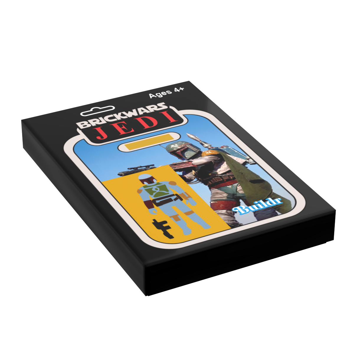 Boba Vintage Action Figure Tile (2x3)