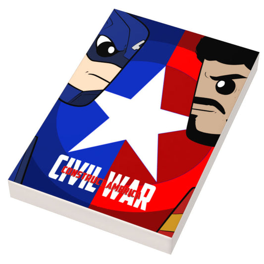 Construct America: Civil War Movie Cover (2x3 Tile) - B3 Customs