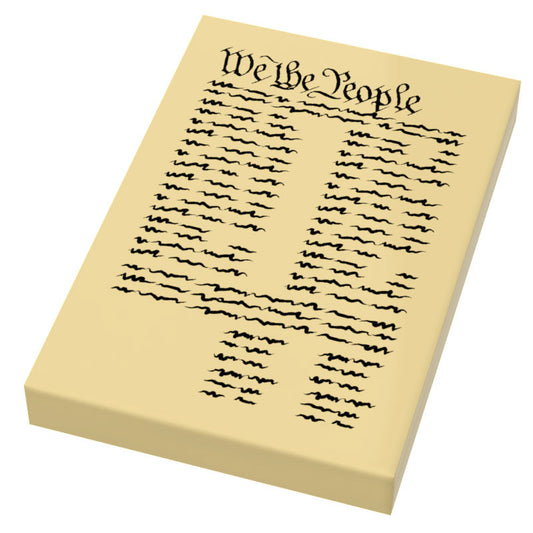 US Constitution Printed 2x3 Tile Document
