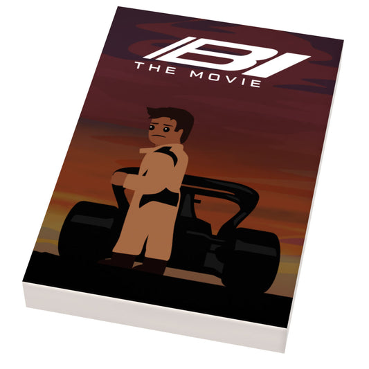 B1 Movie Cover (2x3 Tile) made using LEGO part - B3 Customs