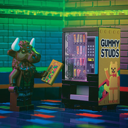 Gummy Studs Vending Machine made using LEGO parts - B3 Customs