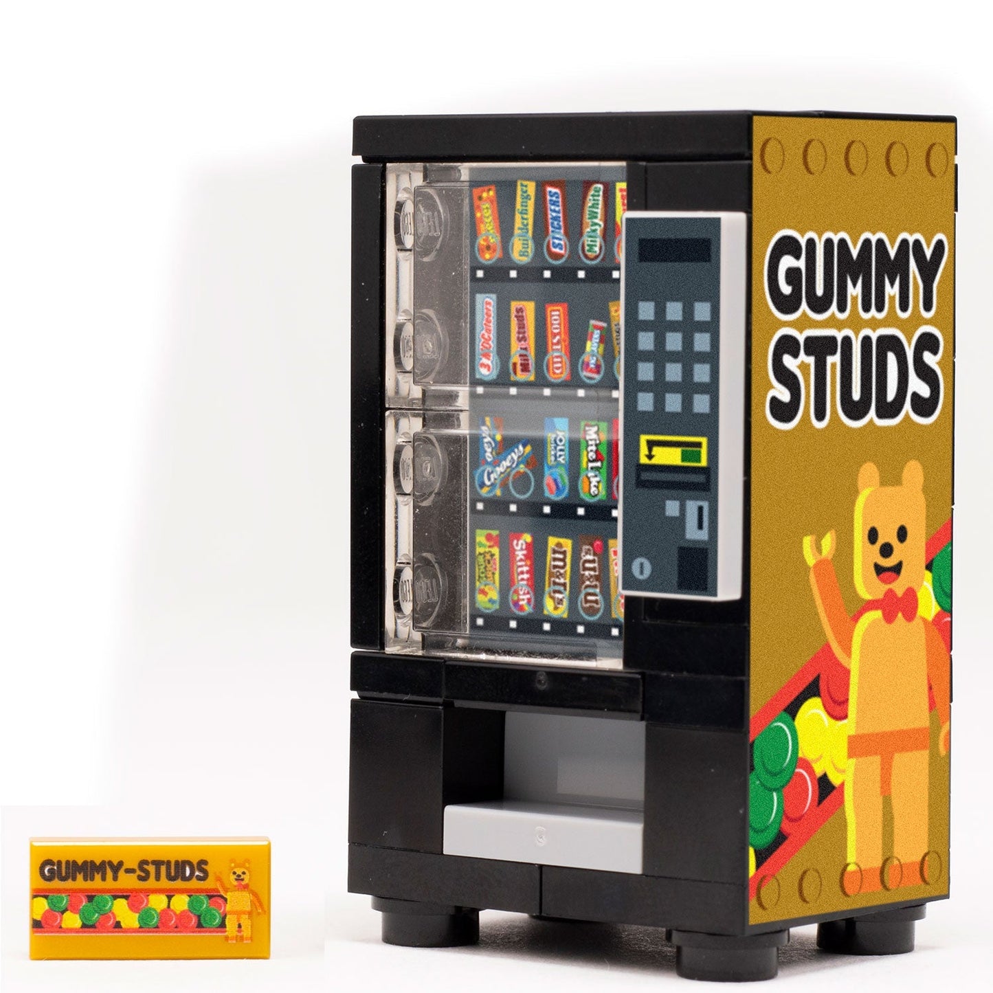 Gummy Studs Vending Machine made using LEGO parts - B3 Customs