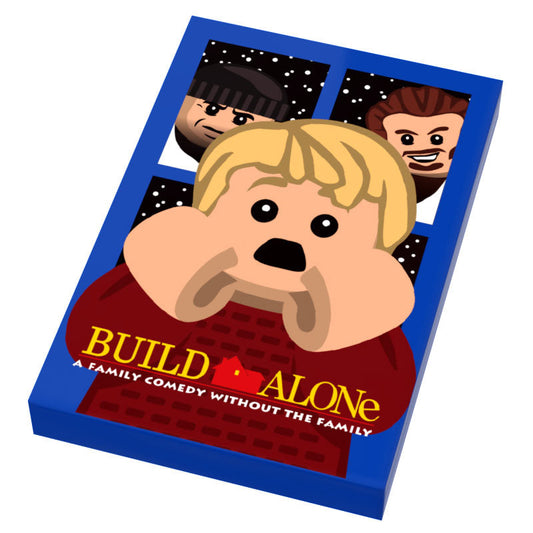 Build Alone Movie Cover (2x3 Tile) made using LEGO part