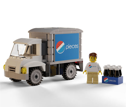 B3 Customs Pieces Soda Delivery Truck with Minifig