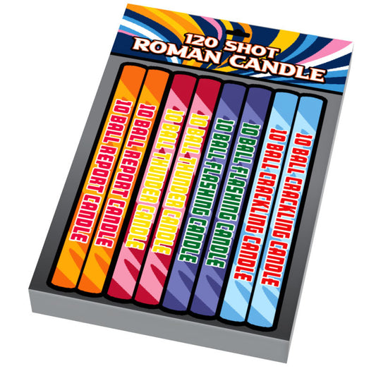 Roman Candles for Minifig Fireworks (2x3 Tile), 4th of July made using LEGO parts