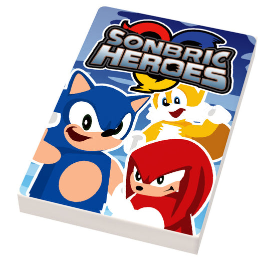Sonbrick Heroes Video Game Cover (2x3 Tile) - B3 Customs