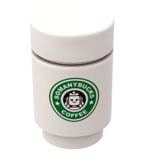 Somanybucks Coffee Cup for Minifigs