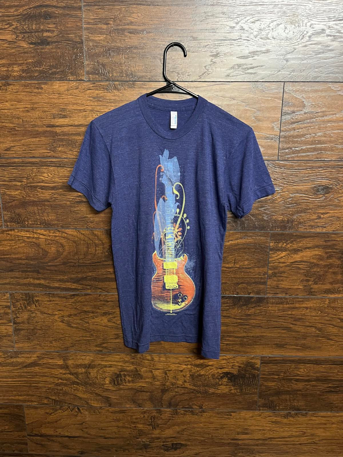 Carios Santana T-shirt 2 Sided - Santana Guitar Peace Dove