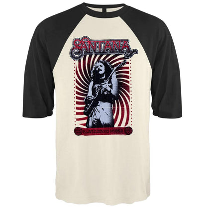 Santana Raglan Tee Black Magic Woman Santana Shirt 2XL