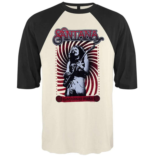 Santana Raglan Tee Black Magic Woman Santana Shirt 2XL