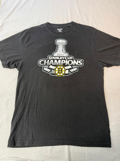 NHL Boston Bruins T-shirt - Stanley Cup Champs 2011 Tee XL