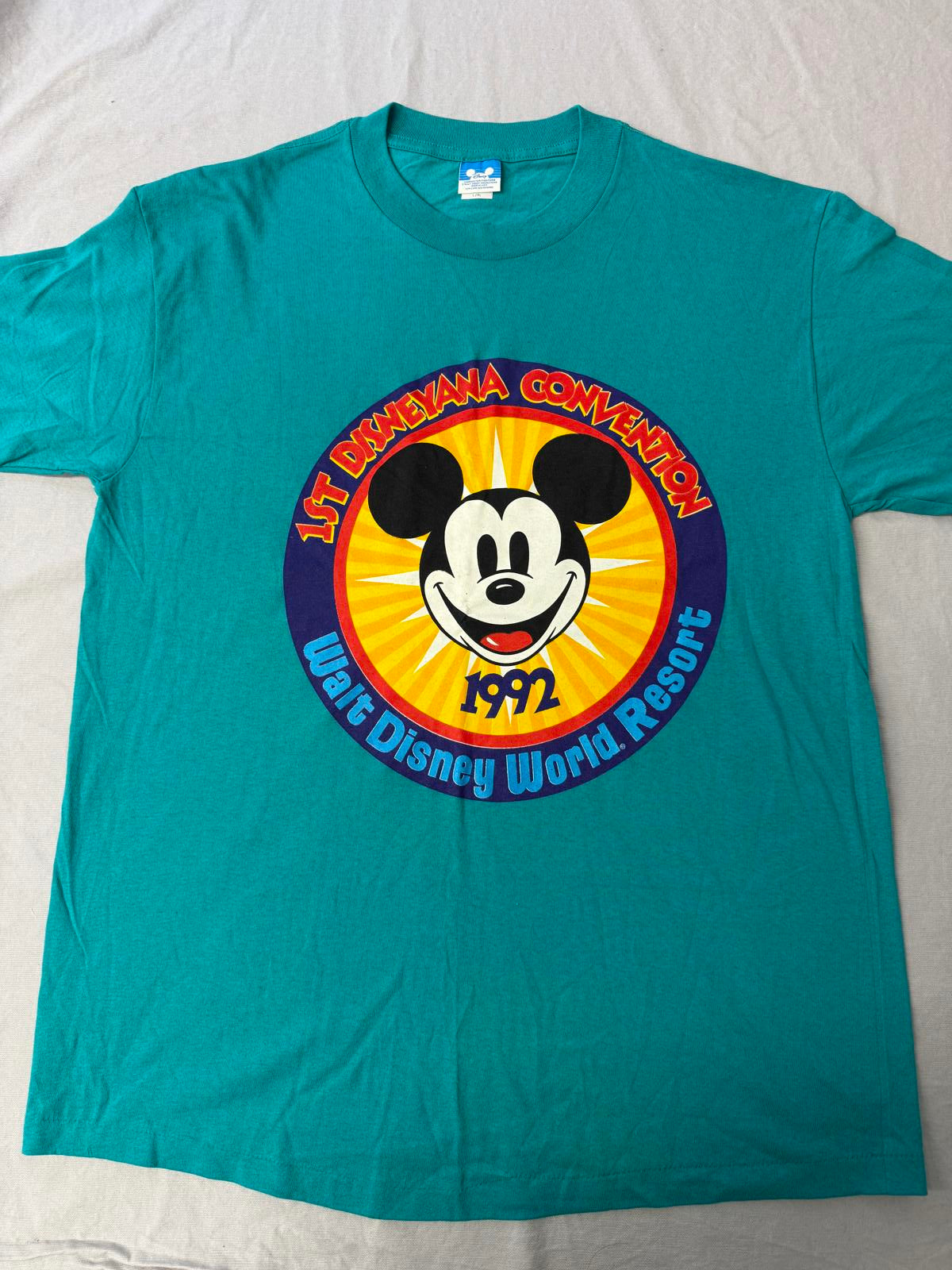 VTG Walt Disney World T-shirt 1st Disneyana Convention 1992