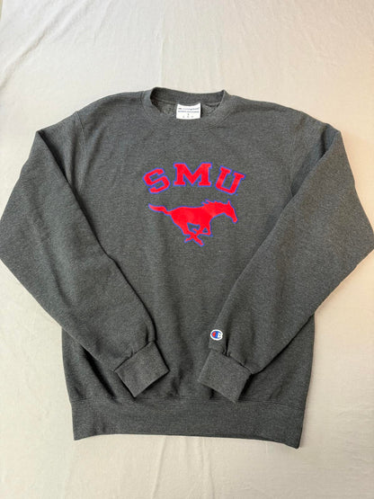 VTG SMU Mustangs Crew Neck Southern Methodist University