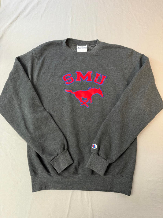 VTG SMU Mustangs Crew Neck Southern Methodist University