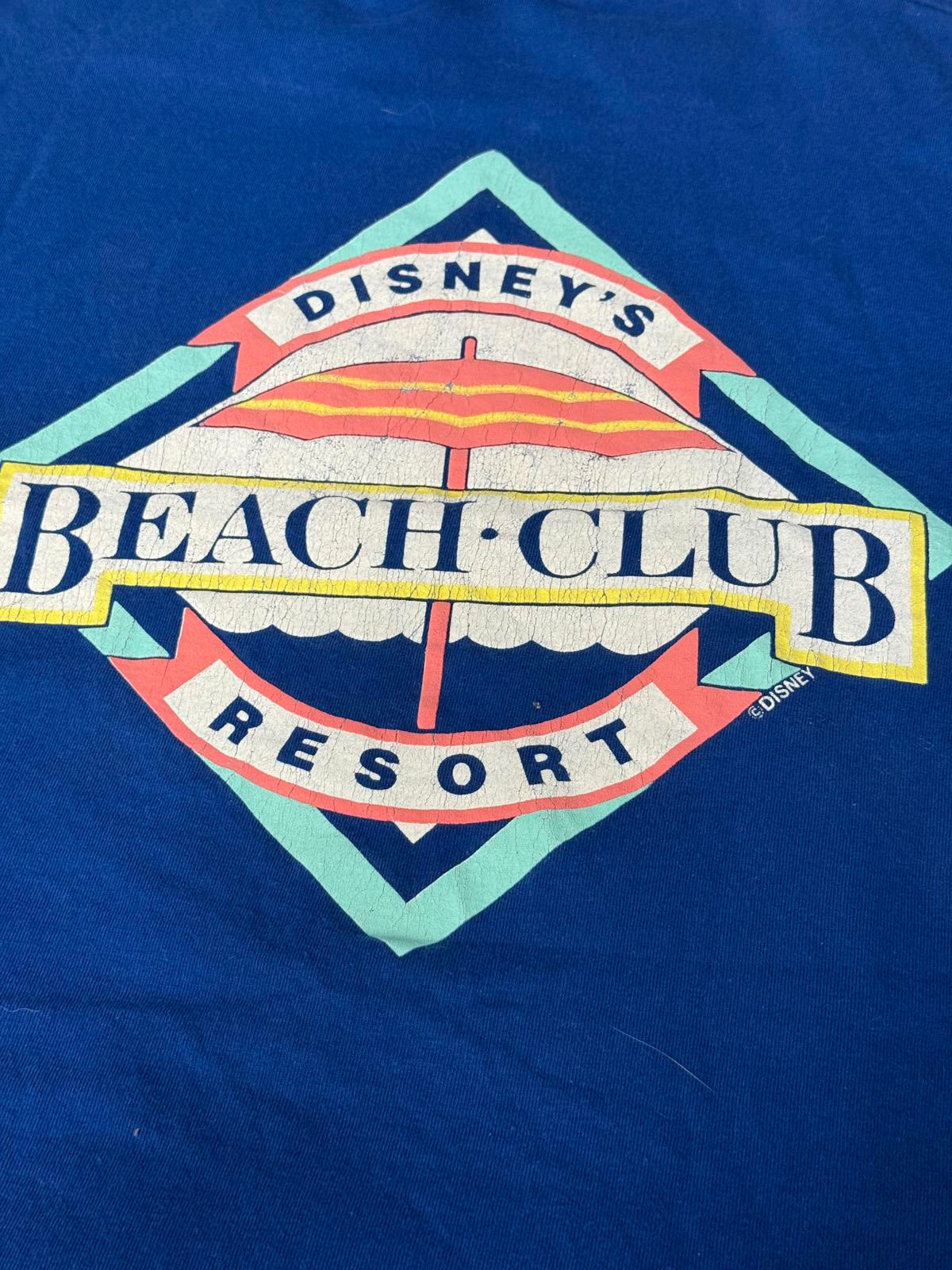 VTG Disney's Beach Club Resort T-shirt - Disney Tee L