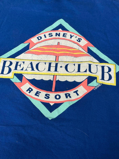 VTG Disney's Beach Club Resort T-shirt - Disney Tee L