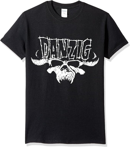 Danzig Skull Logo Mens T-shirt Officially Licensed