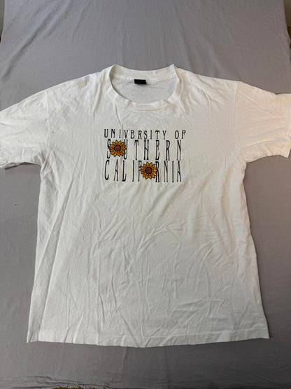 VTG USC T-shirt University of Southern California Sunflowers