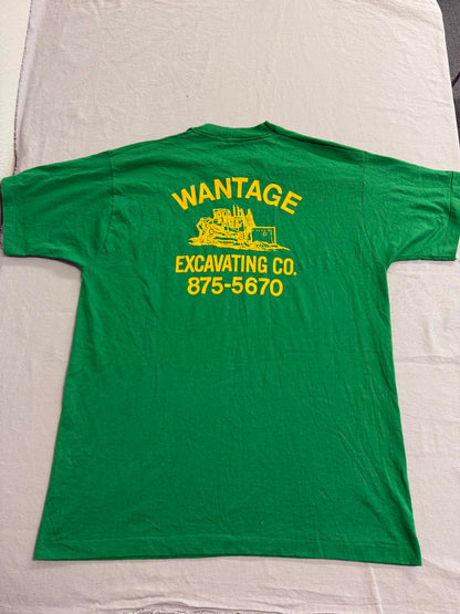 VTG Wantage Excavating Co T-shirt North Jersey Excavater XL
