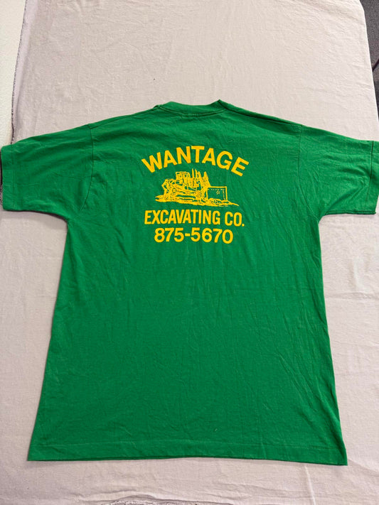 VTG Wantage Excavating Co T-shirt North Jersey Excavater XL